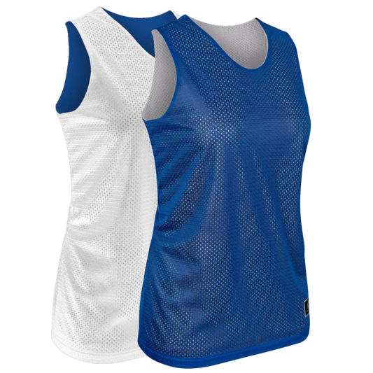 Royal & White | Women's Cut Basketball Pinnie