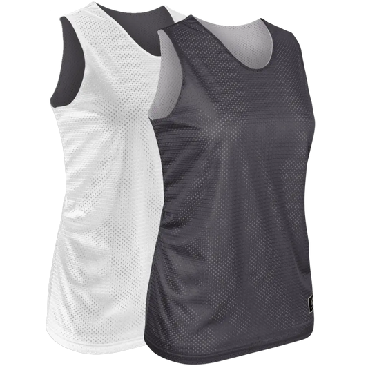 Charcoal & White | Women's Cut Basketball Pinnie