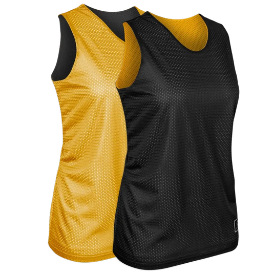 Black & Gold | Women's Cut Basketball Pinnie