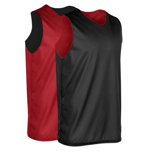 Black & Scarlet | Basketball Pinnie