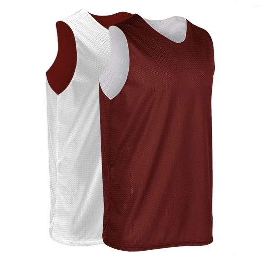 Cardinal & White | Basketball Pinnie