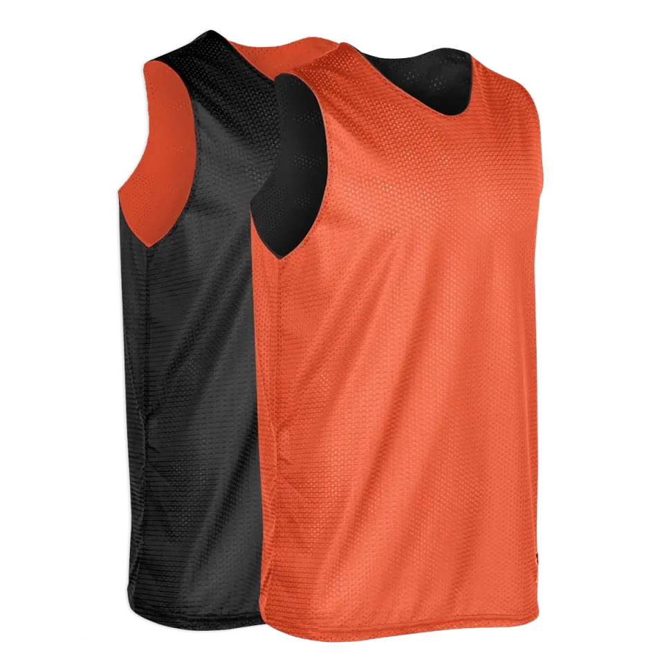 Orange & Black | Basketball Pinnie