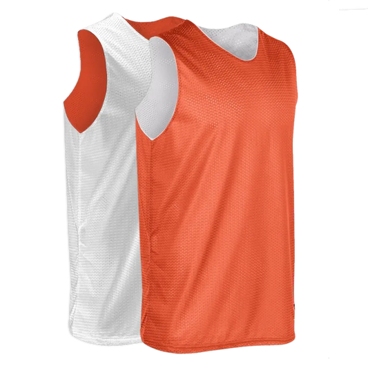 Orange & White | Basketball Pinnie