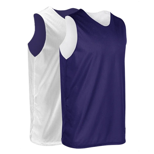 Purple & White | Basketball Pinnie