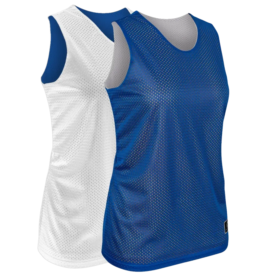 Royal & White | Women's Cut Basketball Pinnie