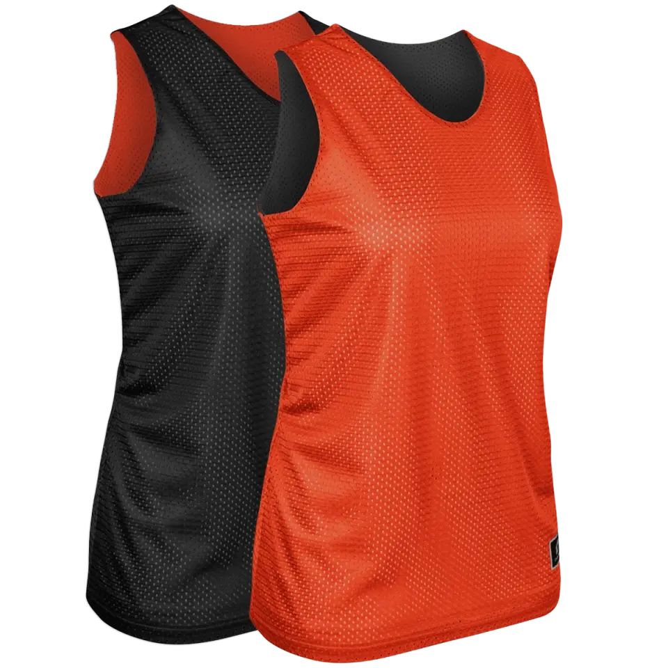 Orange & Black | Women's Cut Basketball Pinnie