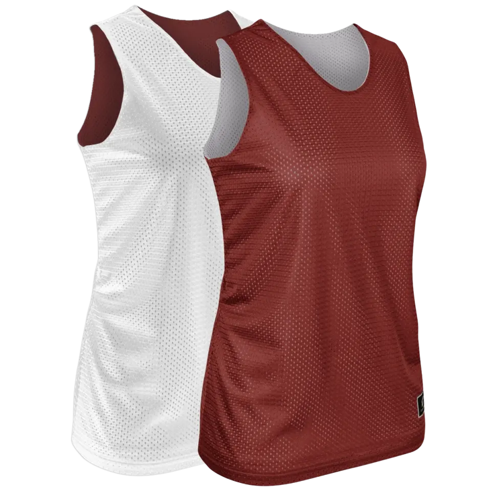 Cardinal & White | Women's Cut Basketball Pinnie