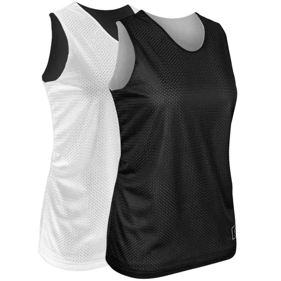 Black & White | Women's Cut Basketball Pinnie