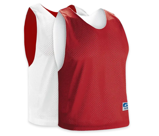 Scarlet & White | Lacrosse Pinnie