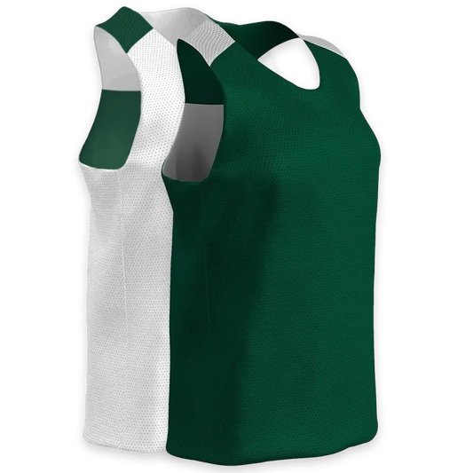 Forest & White | Women's Cut Lacrosse Pinnie