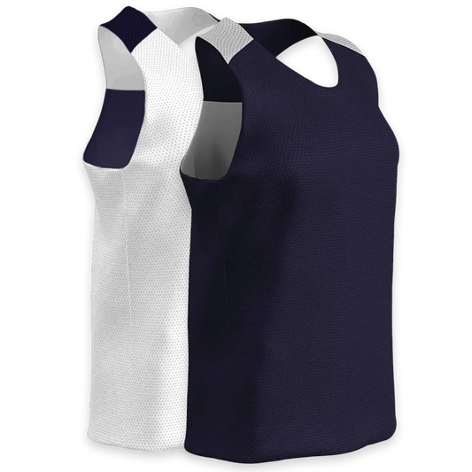 Navy & White | Women's Cut Lacrosse Pinnie